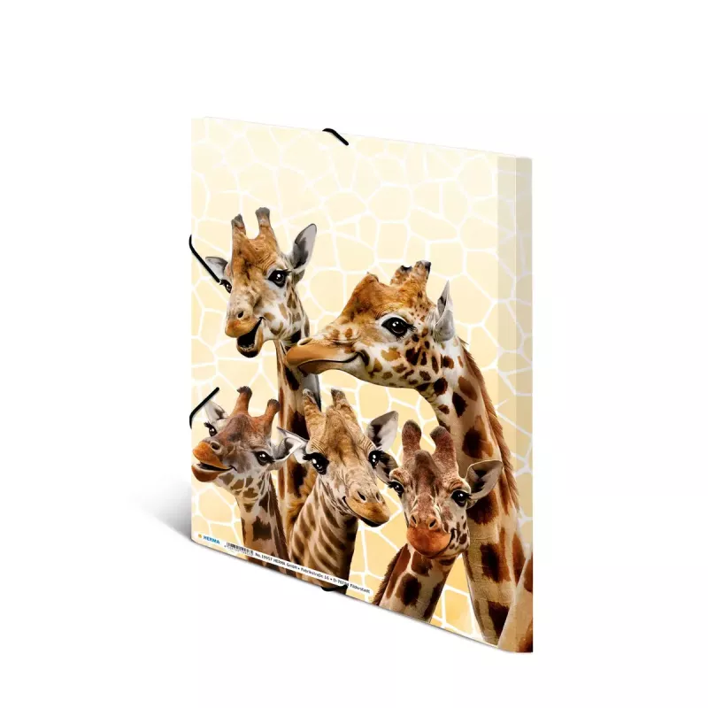 Aplankalas HERMA Giraffe friends polipropilenas (PP) įvairiaspalvis A4