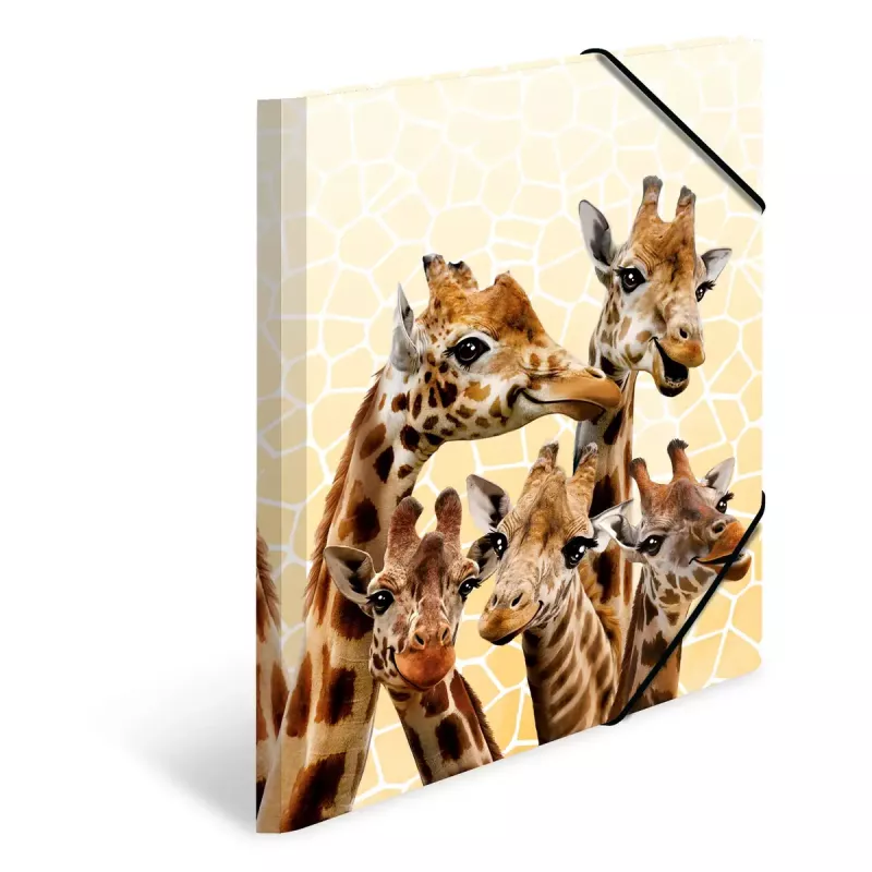 Aplankalas HERMA Giraffe friends polipropilenas (PP) įvairiaspalvis A4