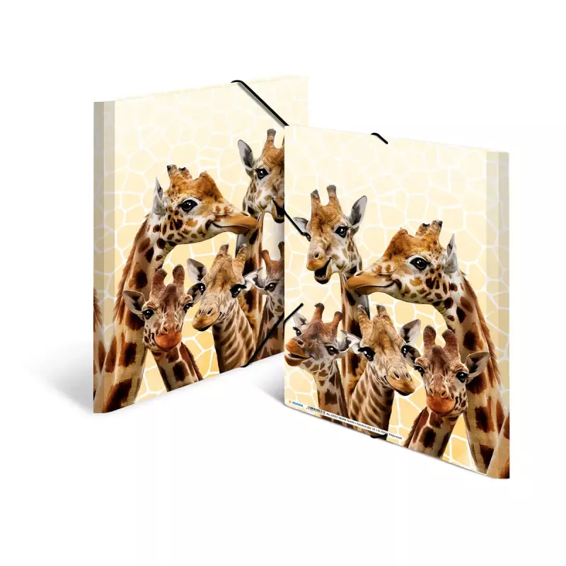Aplankalas HERMA Giraffe friends polipropilenas (PP) įvairiaspalvis A4