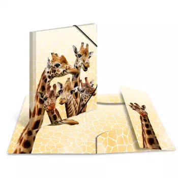Aplankalas HERMA Giraffe friends polipropilenas A3