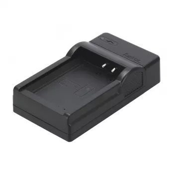 Hama kelioninis baterijų įkroviklis skaitmeninių fotoaparatų akumuliatoriams USB 00081414