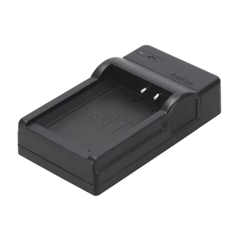 Hama kelioninis baterijų įkroviklis skaitmeninių fotoaparatų akumuliatoriams USB 00081414