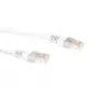 ACT White 1,0 m LSZH U/UTP CAT6 jungiamasis kabelis su RJ45 jungtimis