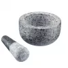 Grūstuvė ir skiedinys Westmark Granit pilka – granitas, Ø 13 cm, 131×131 mm