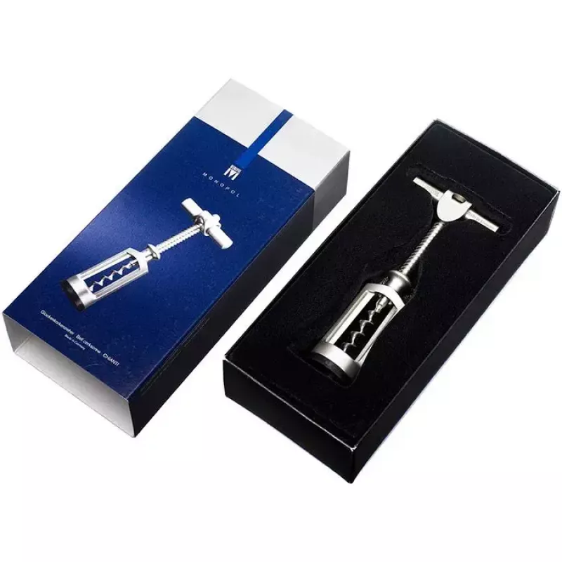 Kamščiatraukis rūsio tipo Westmark Chianti Silver – cinkuotas plienas, 150×68×35 mm