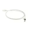 ACT pilkas 10 m LSZH U/FTP CAT6A plonas centrinis pataisymo laidas su apsauga nuo užkabinimo ir RJ45 jungtimis