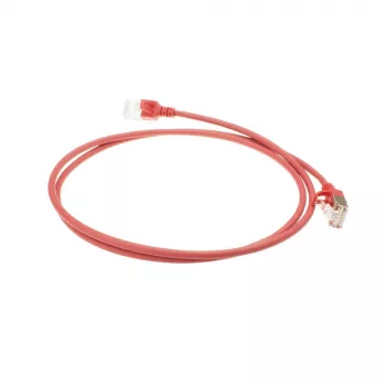 ACT Red 7m LSZH U/FTP CAT6A plonas lizdinis kabelis su apsauga nuo užkliuvimo ir RJ45 jungtimis