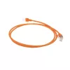 ACT Orange 10 m LSZH U/FTP CAT6A plonas lizdinis kabelis su užkabinimo apsauga RJ45 jungtimis