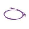 ACT Purple 10 m LSZH U/FTP CAT6A plonas duomenų centro jungiamasis kabelis su apsaugotais RJ45 kištukais