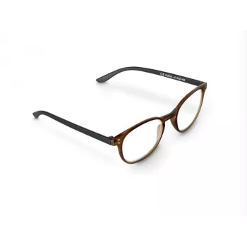 Hama 00096236 skaitymo akiniai unisex ovalūs rudi