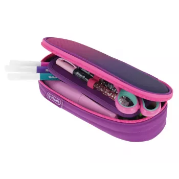 Pieštukinė Herlitz Dip Dye Soft poliesteris rožinė violetinė 215x95x60 mm