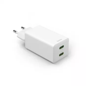 Hama 00125116 USB-C greitasis įkroviklis, 2 jungtys, 35 W, baltas