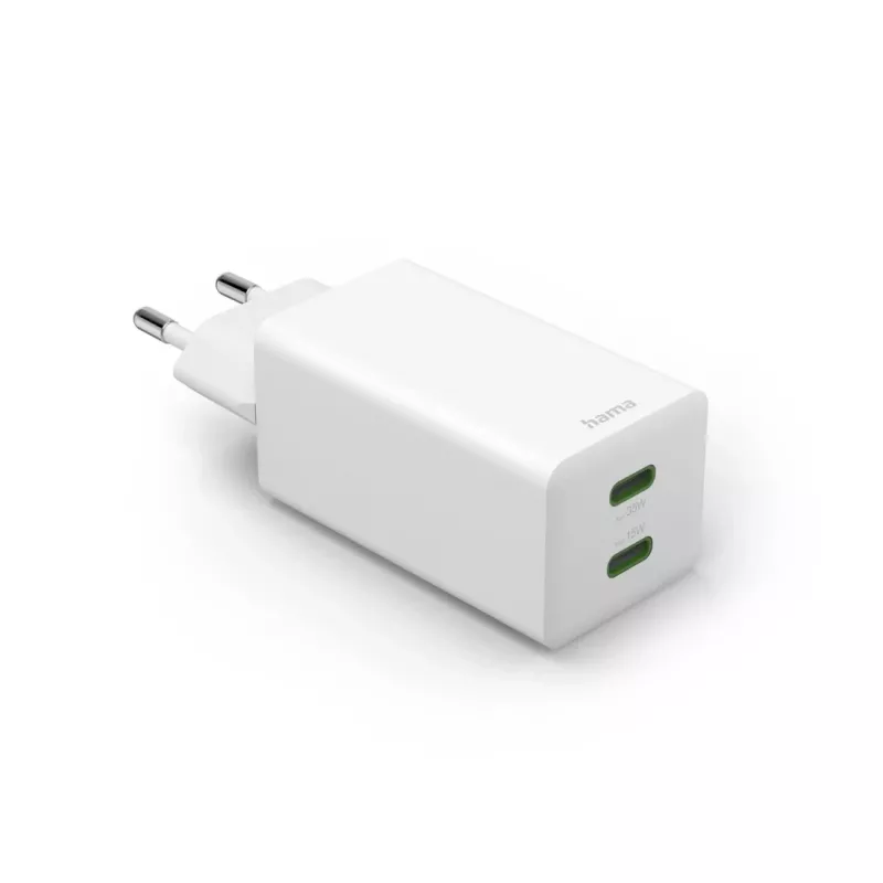 Hama 00125116 USB-C greitasis įkroviklis, 2 jungtys, 35 W, baltas