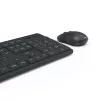 Hama WKM-200 belaidė klaviatūra ir pelė rinkinys QWERTZ vokiškas juodas