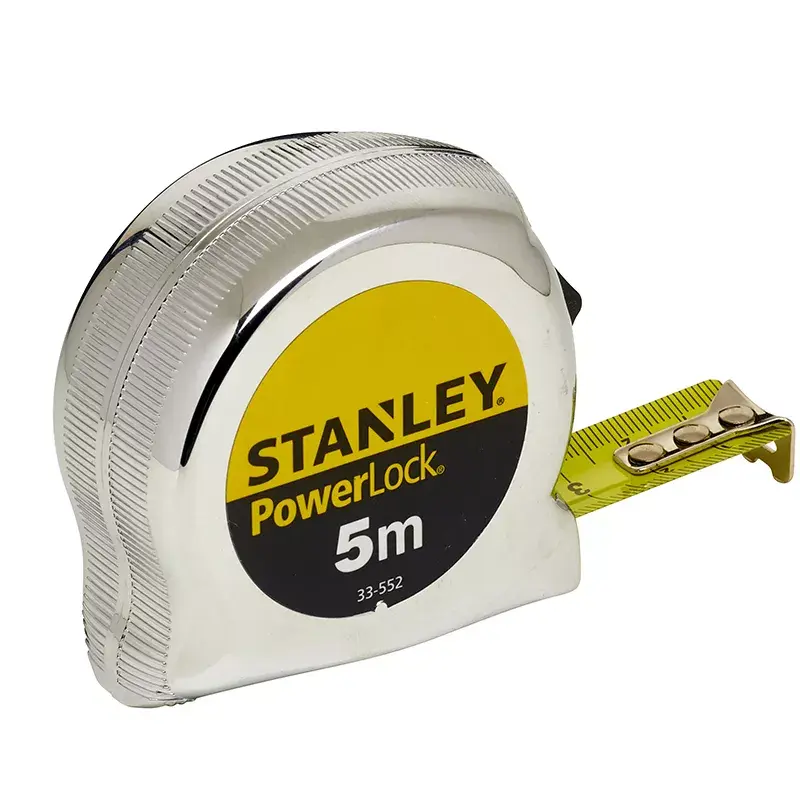 Matavimo juosta STANLEY Micro PowerLock Metric – kompaktiška ištraukiama matavimo juosta su metrinėmis padalomis