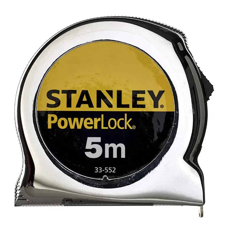 Matavimo juosta STANLEY Micro PowerLock Metric – kompaktiška ištraukiama matavimo juosta su metrinėmis padalomis