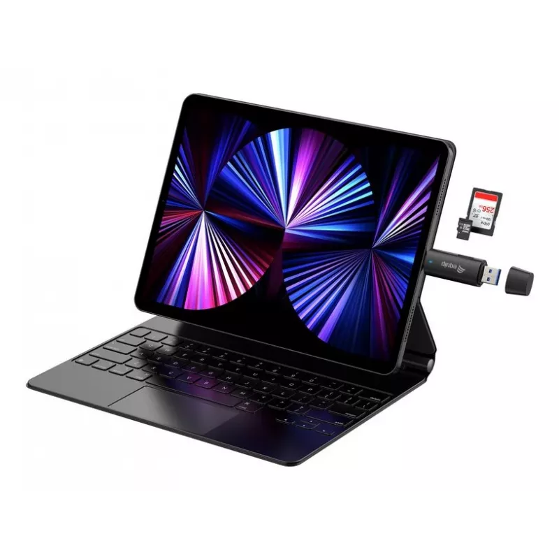 Equip 245462 kortelių skaitytuvas USB 3.2 Gen 1 (3.1 Gen 1) Type-A/Type-C juodas