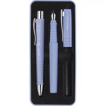 Rašiklių rinkinys Faber-Castell Poly Ball Set Purple 3 vnt