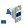 Keystone modulis DELOCK 91096, plokščios konstrukcijos, RJ45 suderinamas įdėklas