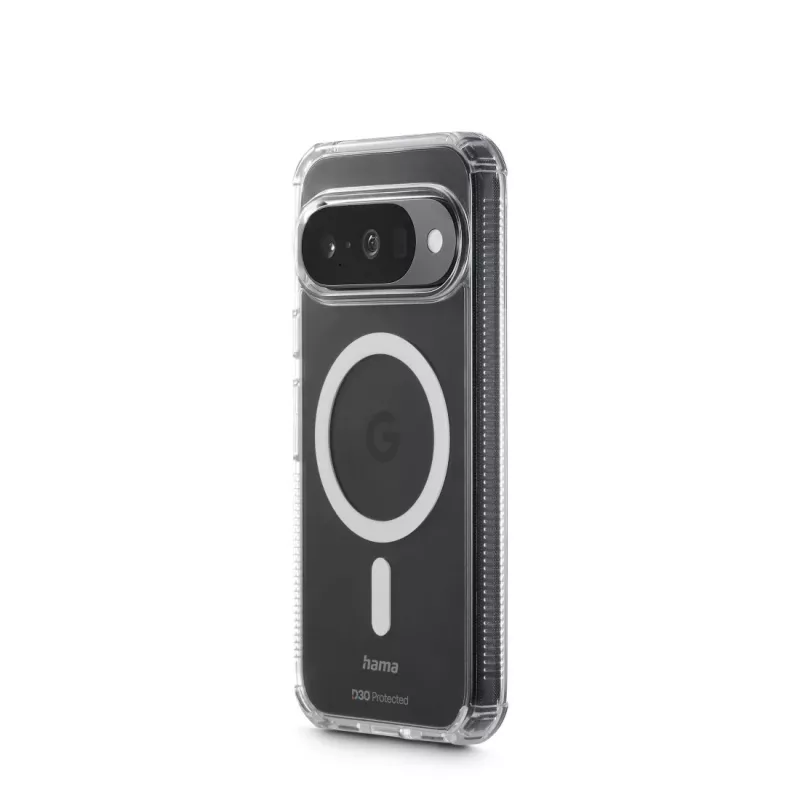 Mobilaus telefono dėklas HAMA Extreme Protect, skirtas Google Pixel 10 / 10 Pro, permatomas, tinka iki 16 cm (6,3 colio)