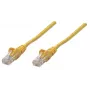 Intellinet tinklo jungiamasis laidas Cat5e, 1 m, geltonas, CCA, U/UTP, PVC, RJ45, auksu dengti kontaktai, be užkabliukų, su apsauginiu gaubteliu, viso gyvenimo garantija