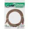 InLine Patch Cable S/FTP PiMF Cat.6 250MHz PVC varinis rudas 3m