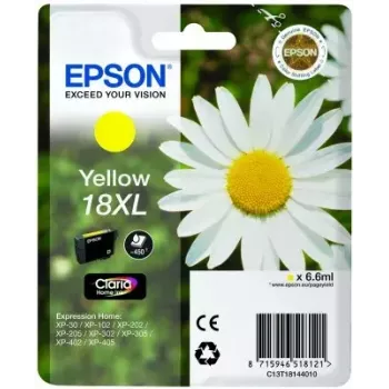 Rašalo kasetė Epson Singlepack 18XL Claria Home Geltona