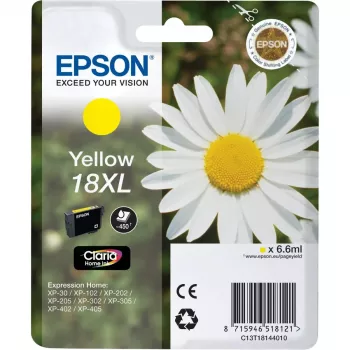 Rašalo kasetė Epson Singlepack 18XL Claria Home Geltona