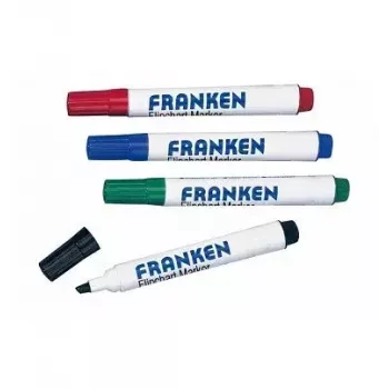 Markeris Franken Z2203 4 vnt. Juoda Mėlyna Žalia Raudona