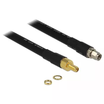 Koaksialinis kabelis DeLOCK 5m RP-SMA/RP-SMA