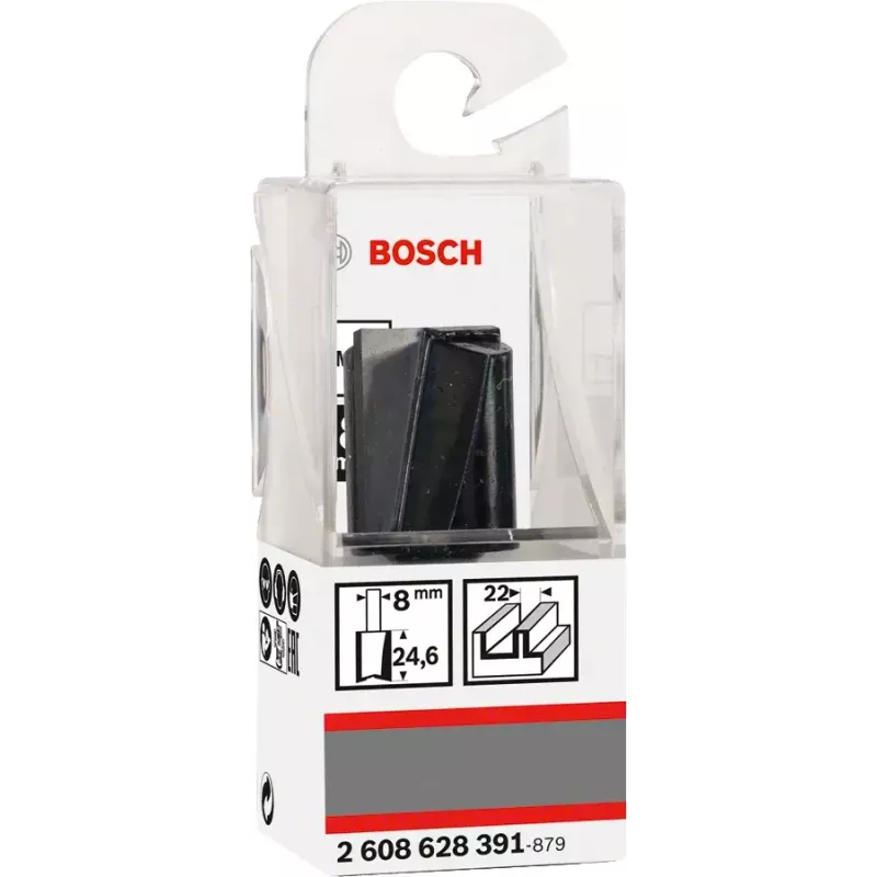 Tiesi frezos antgalis Bosch 2 608 628 391, ilgis 56 mm, darbinis ilgis 2,5 cm