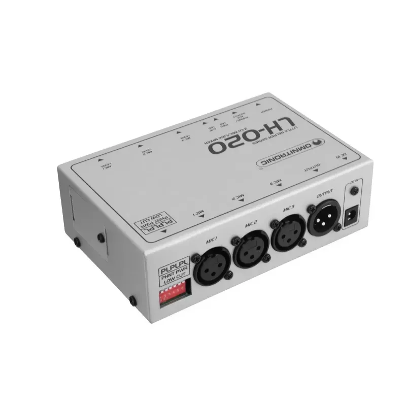 Mikšeris Omnitronic 10355020 3 kanalai 25 - 16000 Hz Baltas
