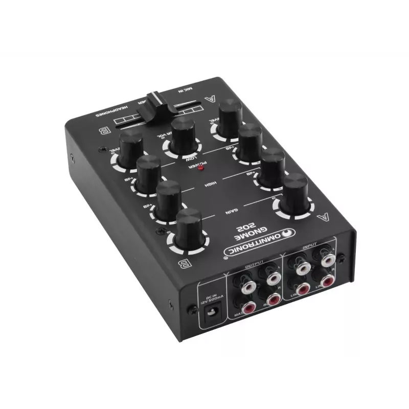 Mikseris Omnitronic GNOME-202 2 kanalų 20–20000 Hz juodas