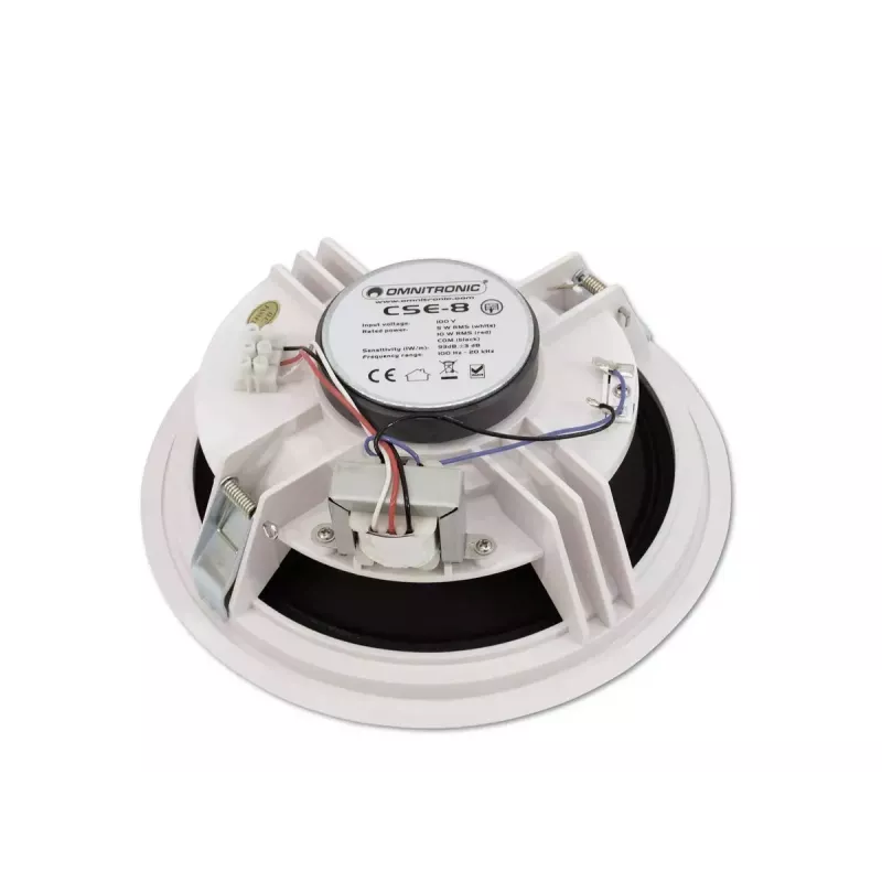 Pilno diapazono garsiakalbis Omnitronic 80710242 Baltas Laidinis 10 W