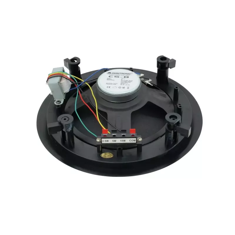 Visiems garsams pritaikytas garsiakalbis Omnitronic 80710231, juodas, laidinis, 10 W