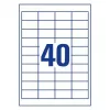 Lipni etiketė stačiakampė AVERY 6126