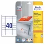 Lipni etiketė stačiakampė AVERY 6126