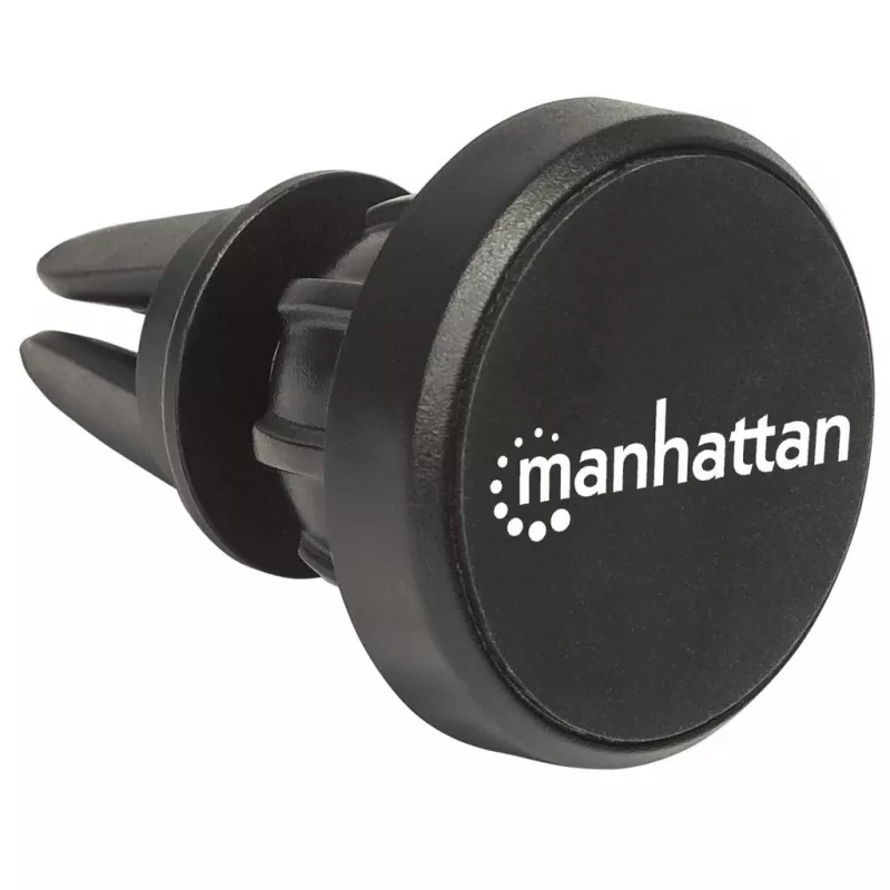 Manhattan automobilinis magnetinis laikiklis ventiliacijos grotelėms, reguliuojamas, greitas užsegimas ir atleidimas, neslystanti pagalvėlė, juodas, garantija visam laikui