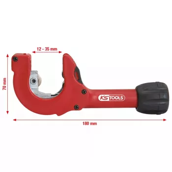 Rankinis vamzdžių pjoviklis KS Tools 104.5060, svoris 520 g