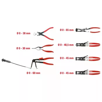 Replės KS Tools 115.1055 Chromo-molibdeninis plienas
