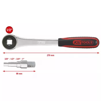 Reples veržliaraktis KS Tools 130.3000 Plieninis 2 vnt 610 g