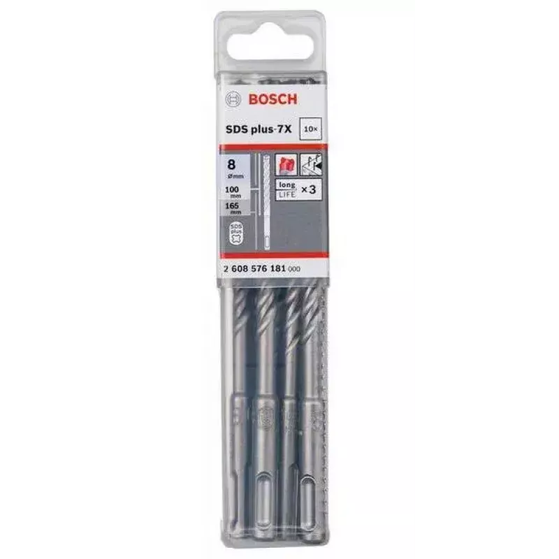 Bosch 2 608 576 181 spiralinis grąžtas 8 mm 1 vnt.