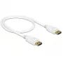 DisplayPort kabelis DeLOCK 85507 0,5 m baltas