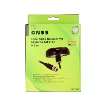 GPS imtuvo modulis Navilock 60326 M8 99 kanalų Juodas
