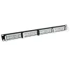Patch Panel 24 prievadų neekranuotas 45° ACT P24AK1