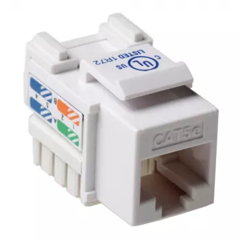 Keystone lizdas ACT CAT5E neekranuotas užspaudžiamas baltas TD5015