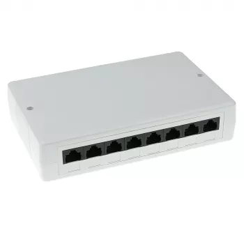 Sieninis montažinis tinklo dėklas ACT FA5000 8 prievadų Cat5e neekranuotas 171,4×38×118,8 mm