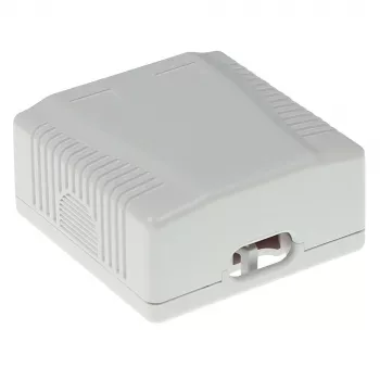 Paviršinė montavimo dėžutė 2 prievadams CAT6 neekranuota ACT FA6002, 29×61×29,5 mm