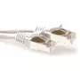 ACT White 15 m LSZH SFTP CAT6A jungiamasis kabelis su apsaugotais RJ45 kištukais
