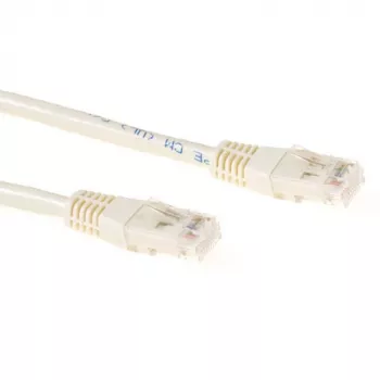 ACT Ivory 25 m U/UTP CAT6 jungiamasis laidas su RJ45 kištukais